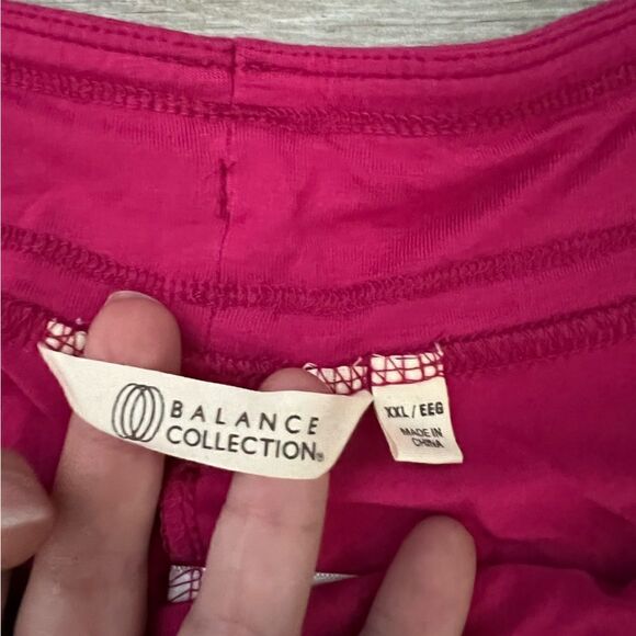 Balance Collection Hi-Lo Midi Skirt Jersey Material Size XXL Pink - Picture 3 of 5